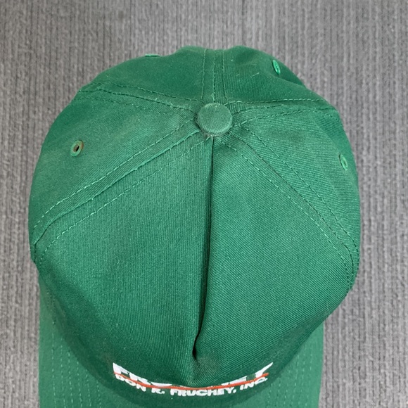 Vintage Fruchey Snapback Hat Mens OSFA Green Baseball Cap P Caps Made in USA - Picture 5 of 13